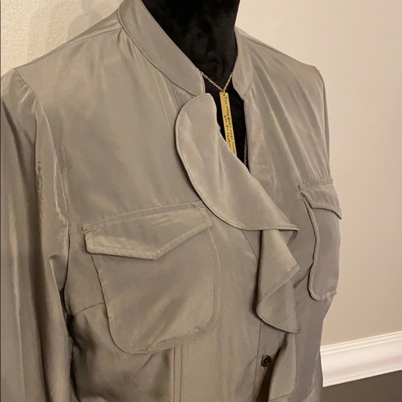 Banana Republic Khaki Dress with Pockets - Picture 3 of 6